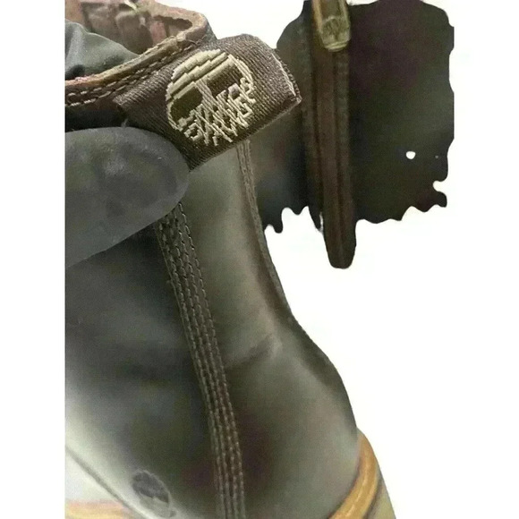 Timberland Sienna Women's Dark Brown Leather Heel Booties SZ US 10 EU 41.5 NWOB - Picture 8 of 15